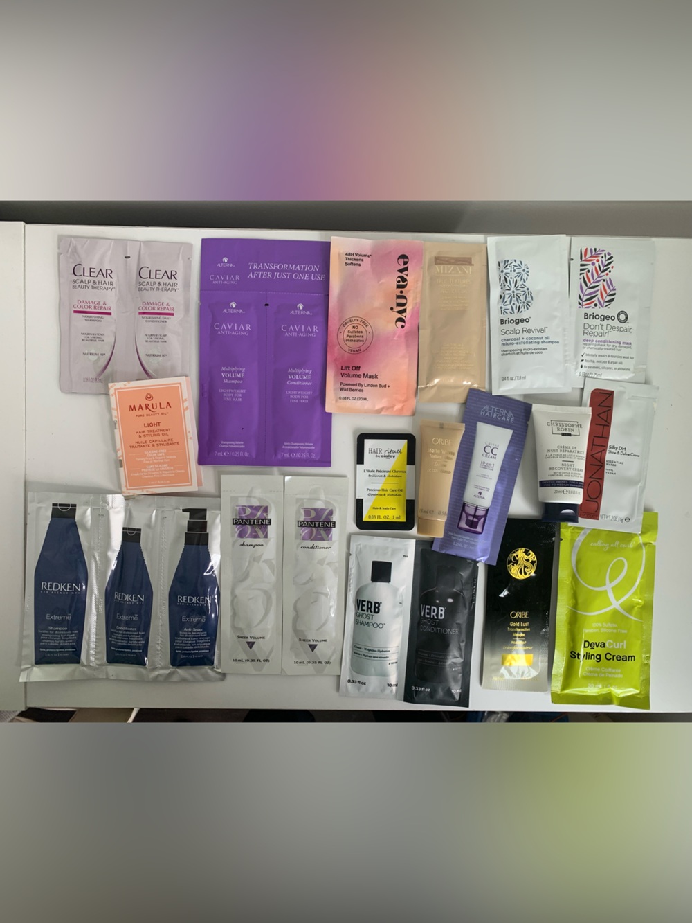 Hair Care Samples Bundle Lot